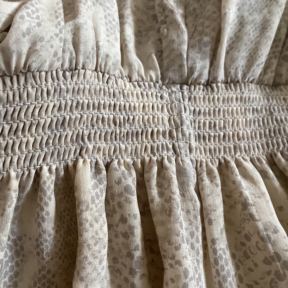 ❌SOLD❌Rebecca Taylor 100% Silk Sleeveless Flowy Dress🤍⭐️🤍 - Picture 13 of 15